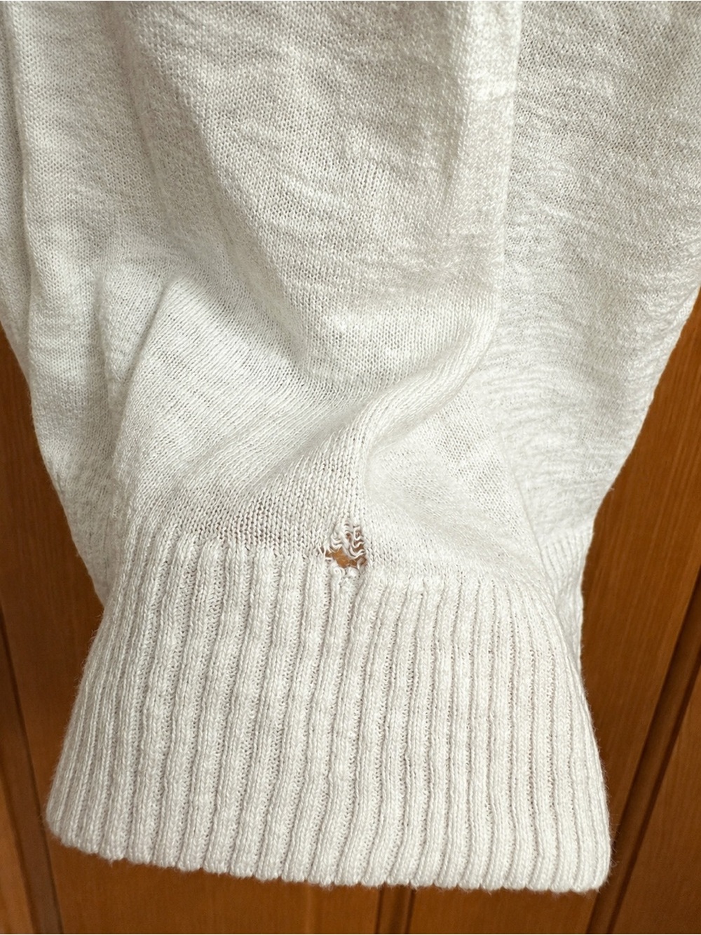 Eileen Fisher Organic Linen Cotton White V-Neck Tunic Top 1X (Retails @ $225) - Picture 5 of 5